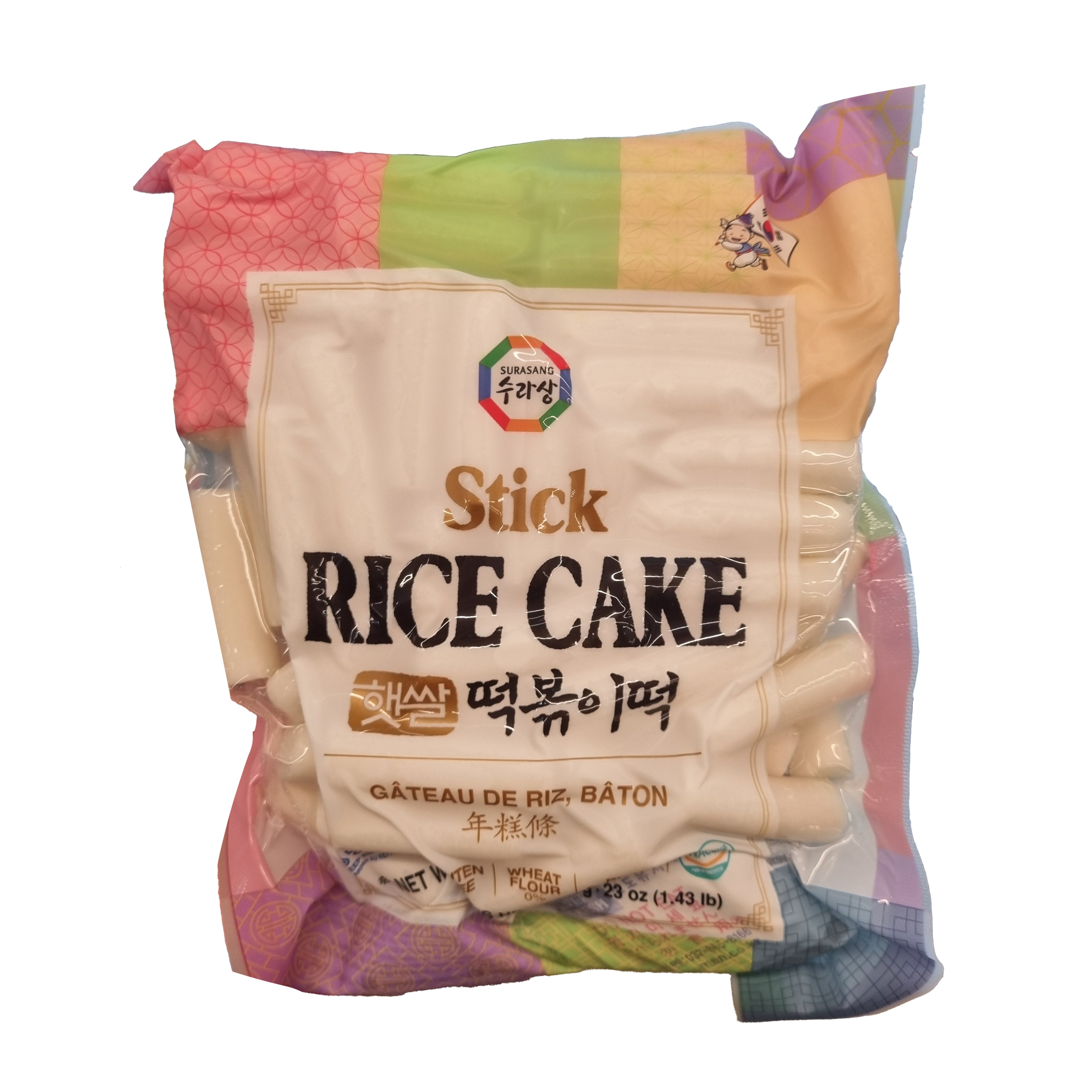 SURASANG Rice cake stick 햇쌀떡볶이떡 650g